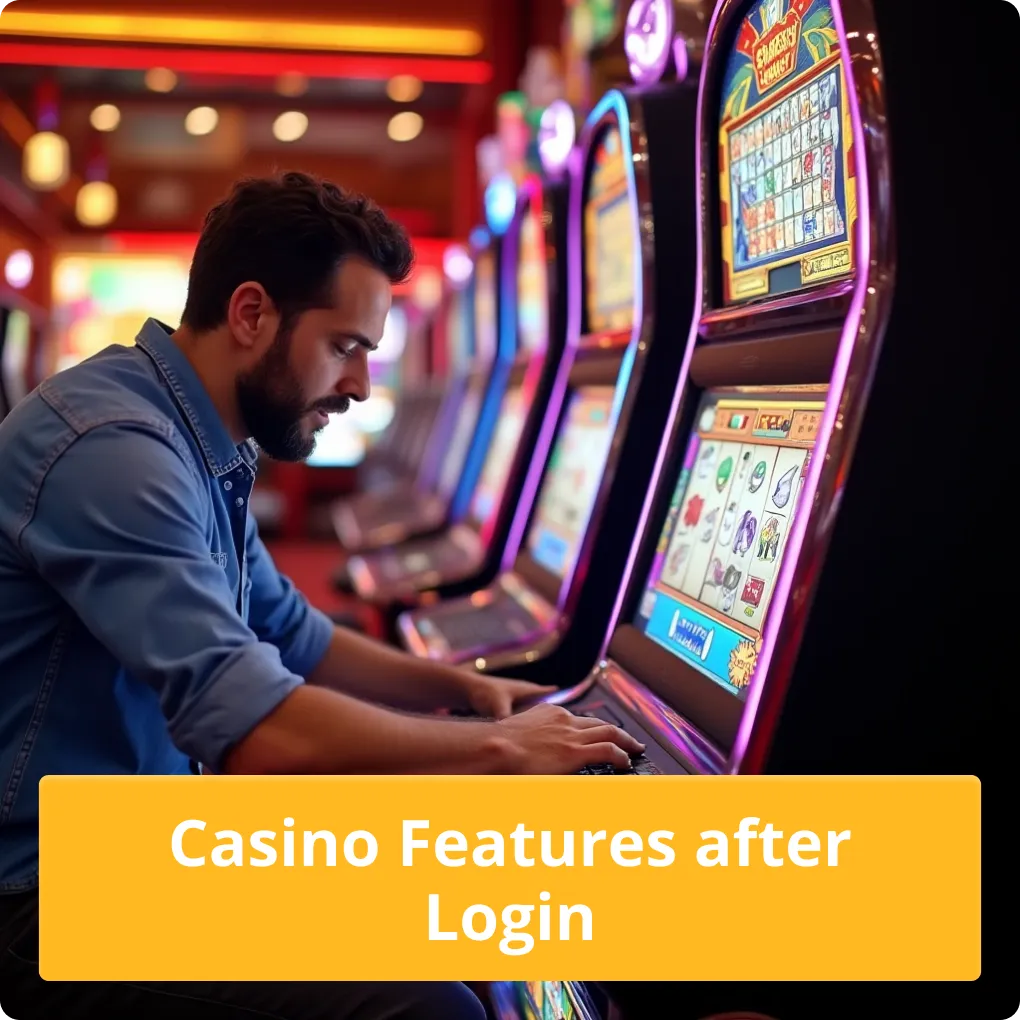 Casino Features after Login